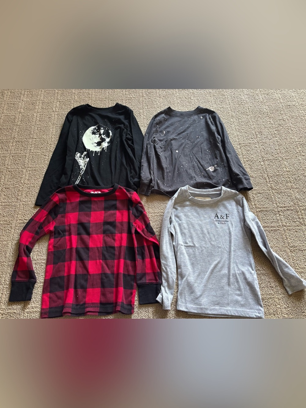 Boys Long Sleeve Tee Bundle Small